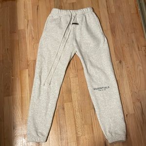 Fear of God Essentials light heather Oatmeal sweatpants